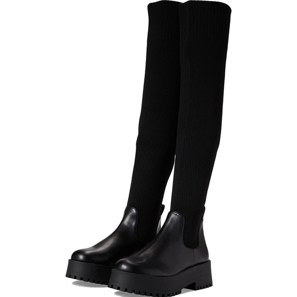 Steve Madden Shoes Steve Madden Scoop Over The Knee Lug Sole Boot